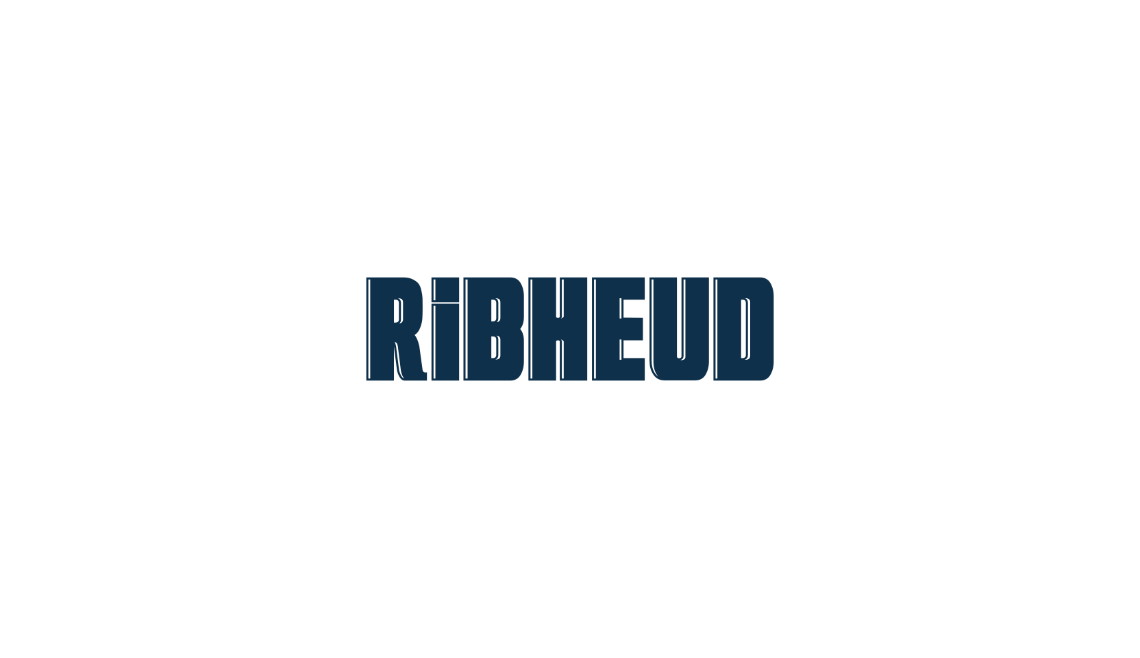 Ribheud, sans serif font preview