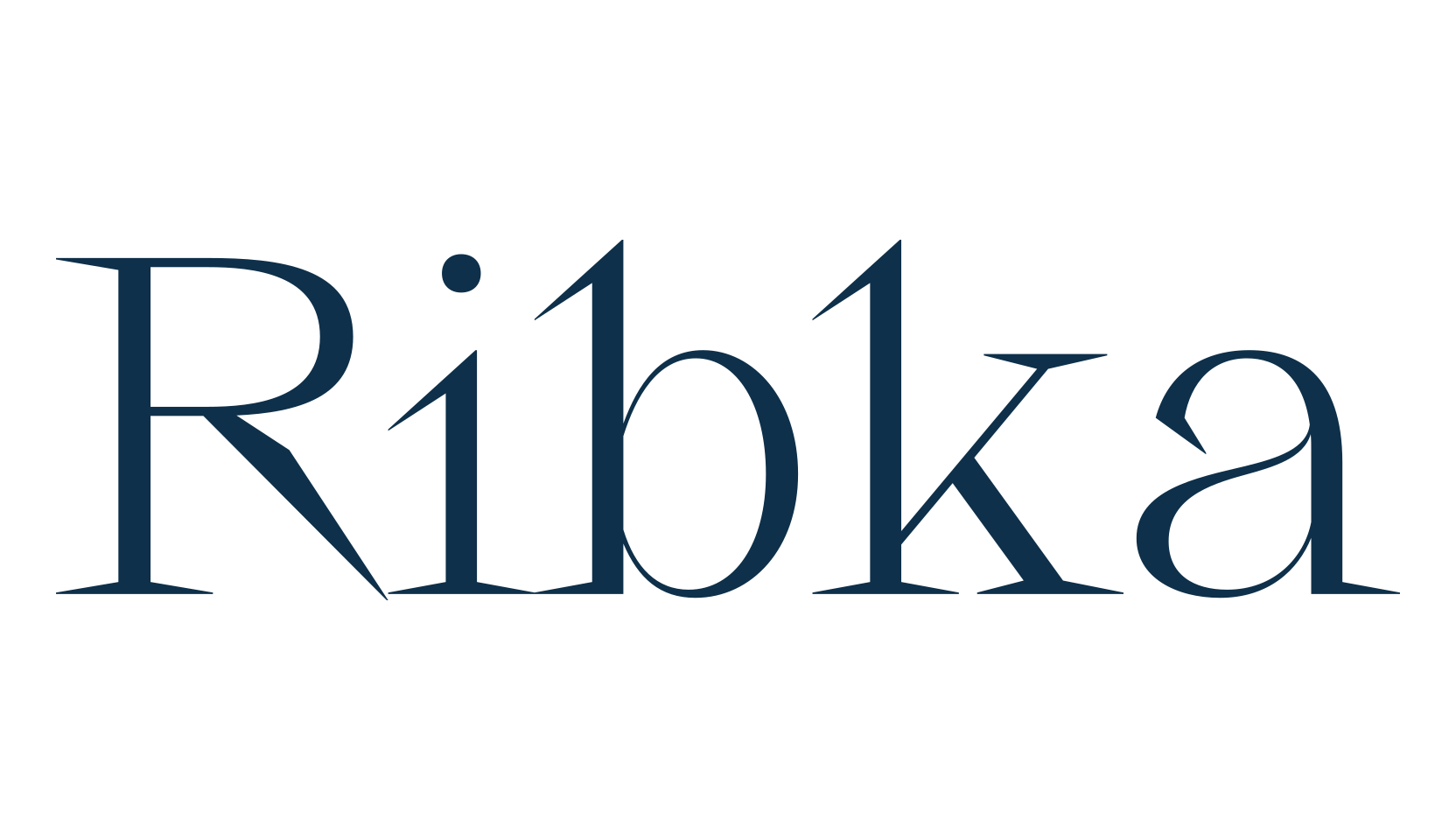 Ribka, basic serif font preview