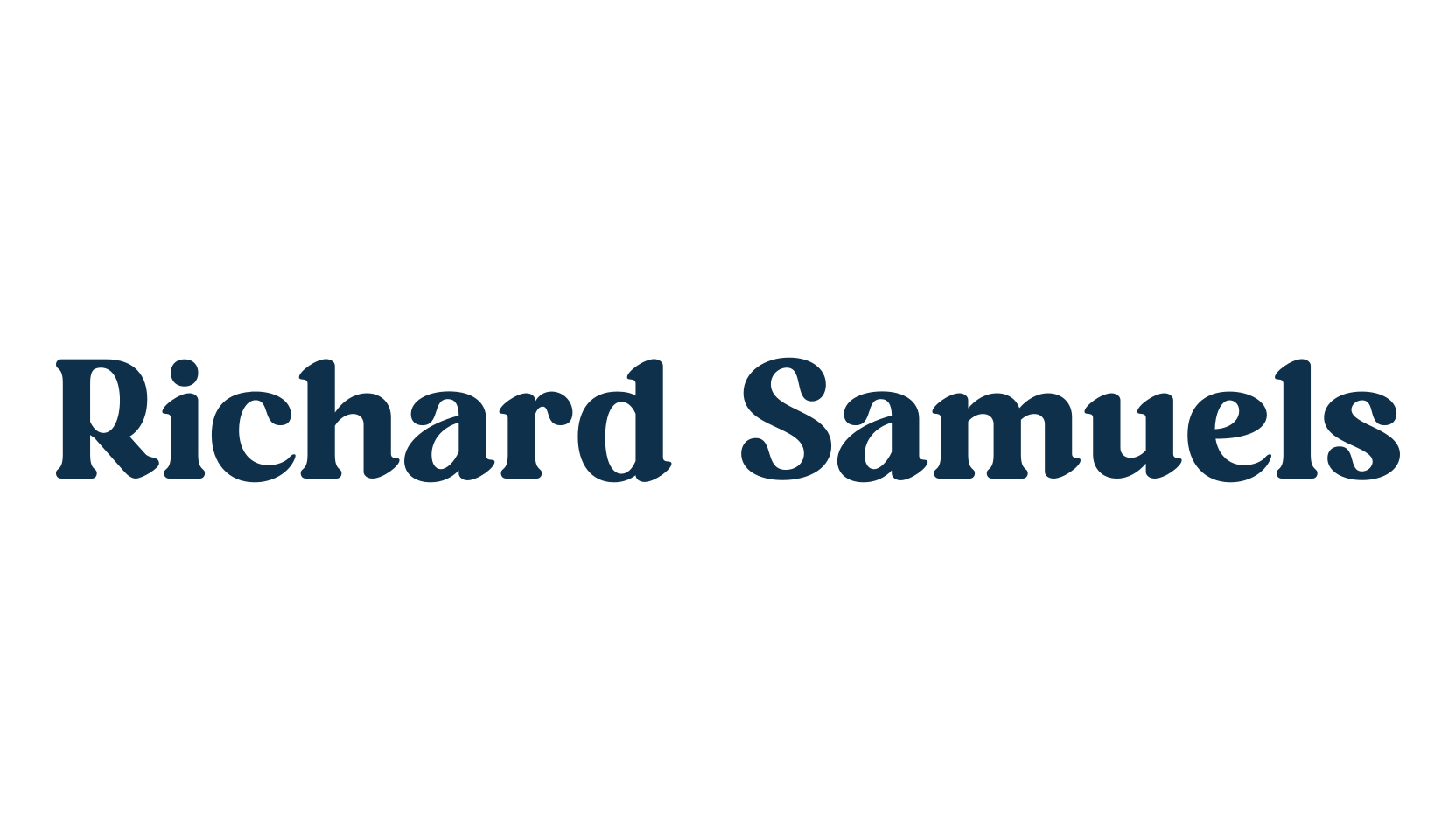 Richard Samuels, serif font preview