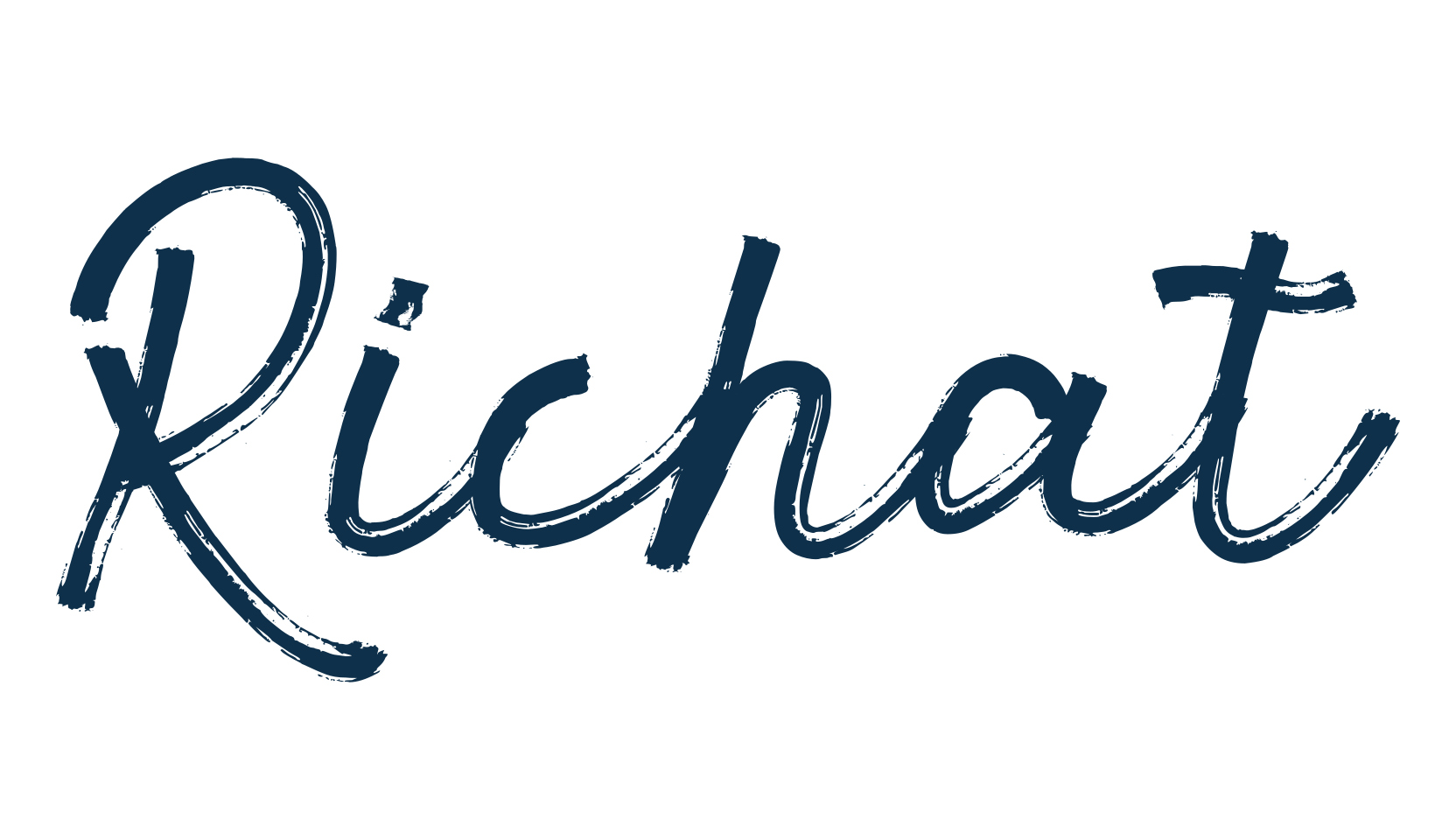 Richat, script brush fancy decorative calligraphy font preview