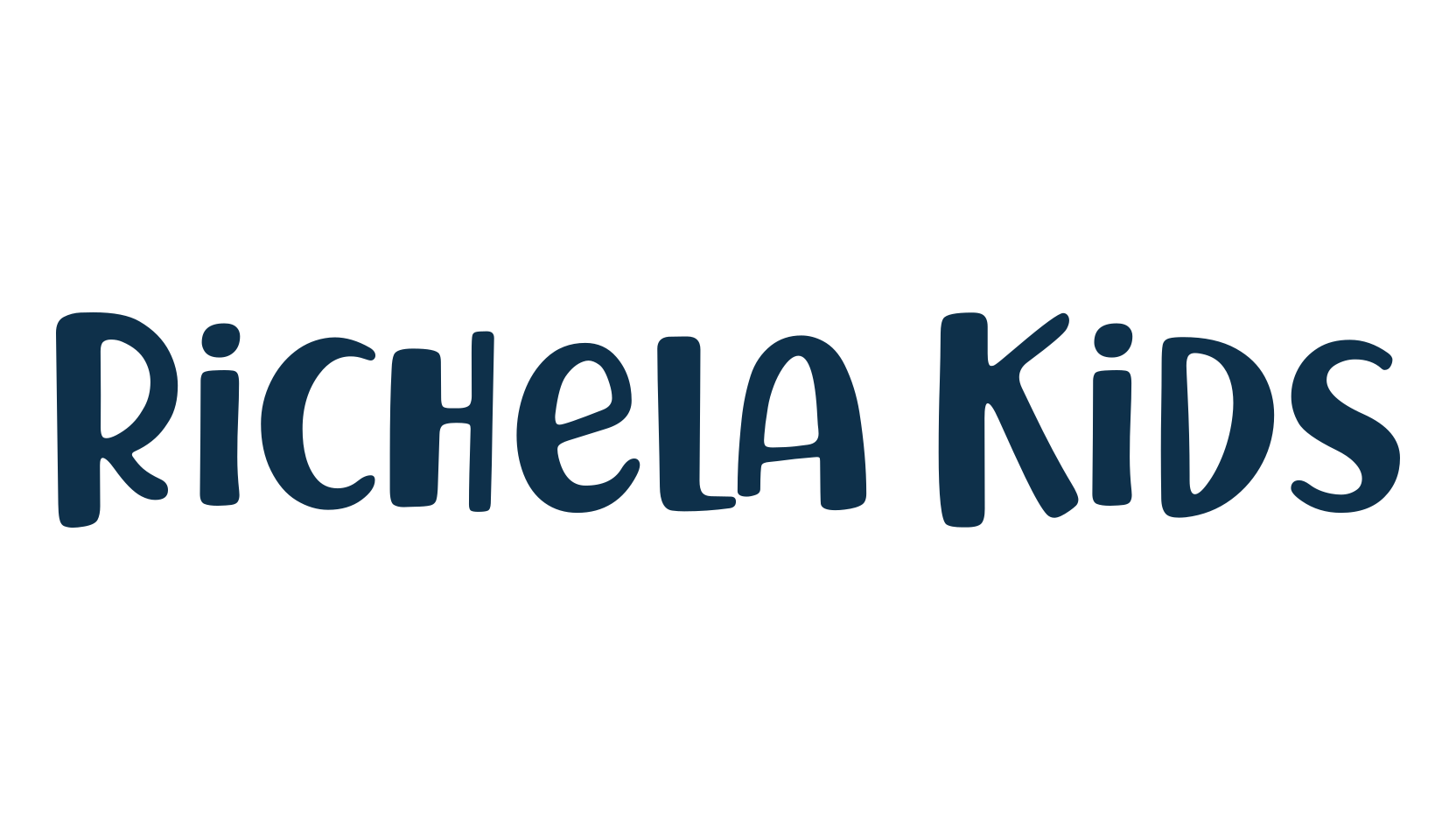 Richela Kids, fancy cartoon decorative font preview