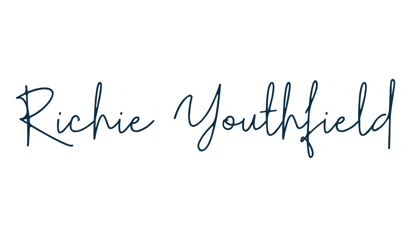Richie Youthfield, handwriting font preview