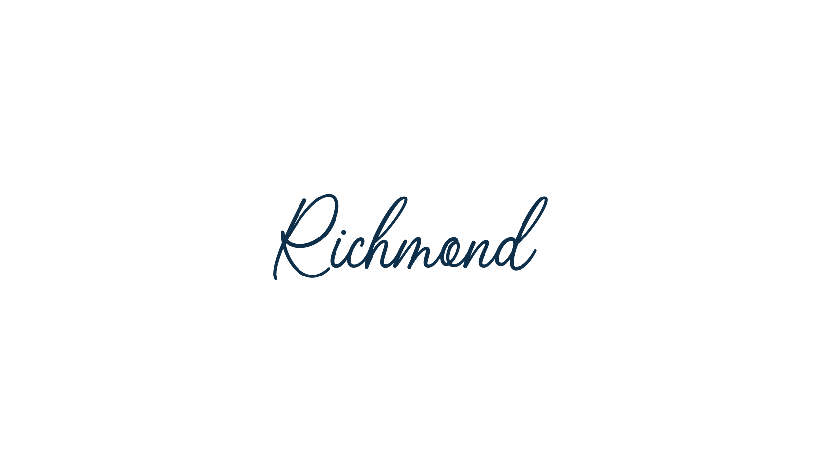 Richmond, script handwritten fancy decorative calligraphy font preview