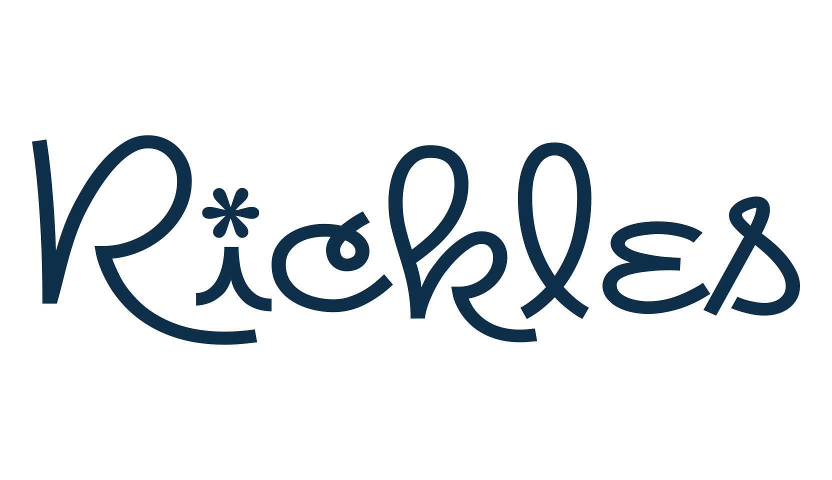 Rickles, fancy various decorative script calligraphy font preview