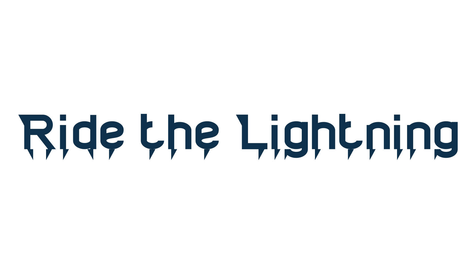 Ride the Lightning, gothic modern font preview