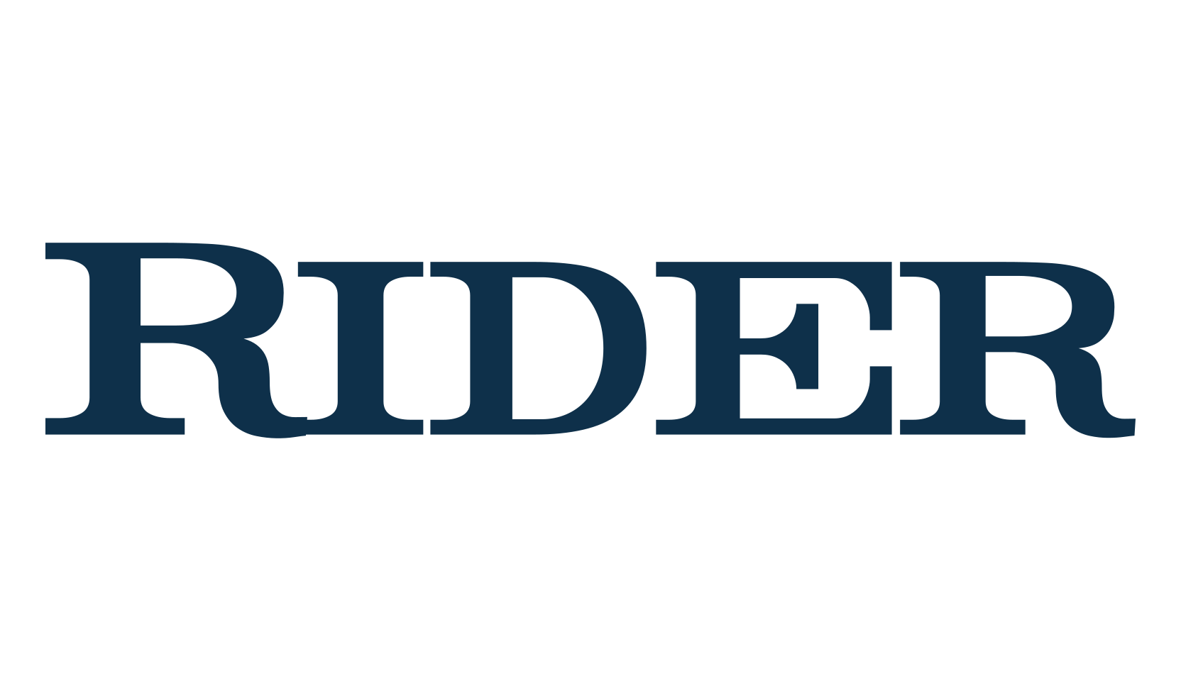 Rider, basic serif font preview