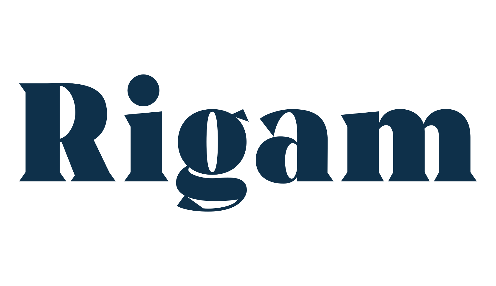 Rigam, serif font preview