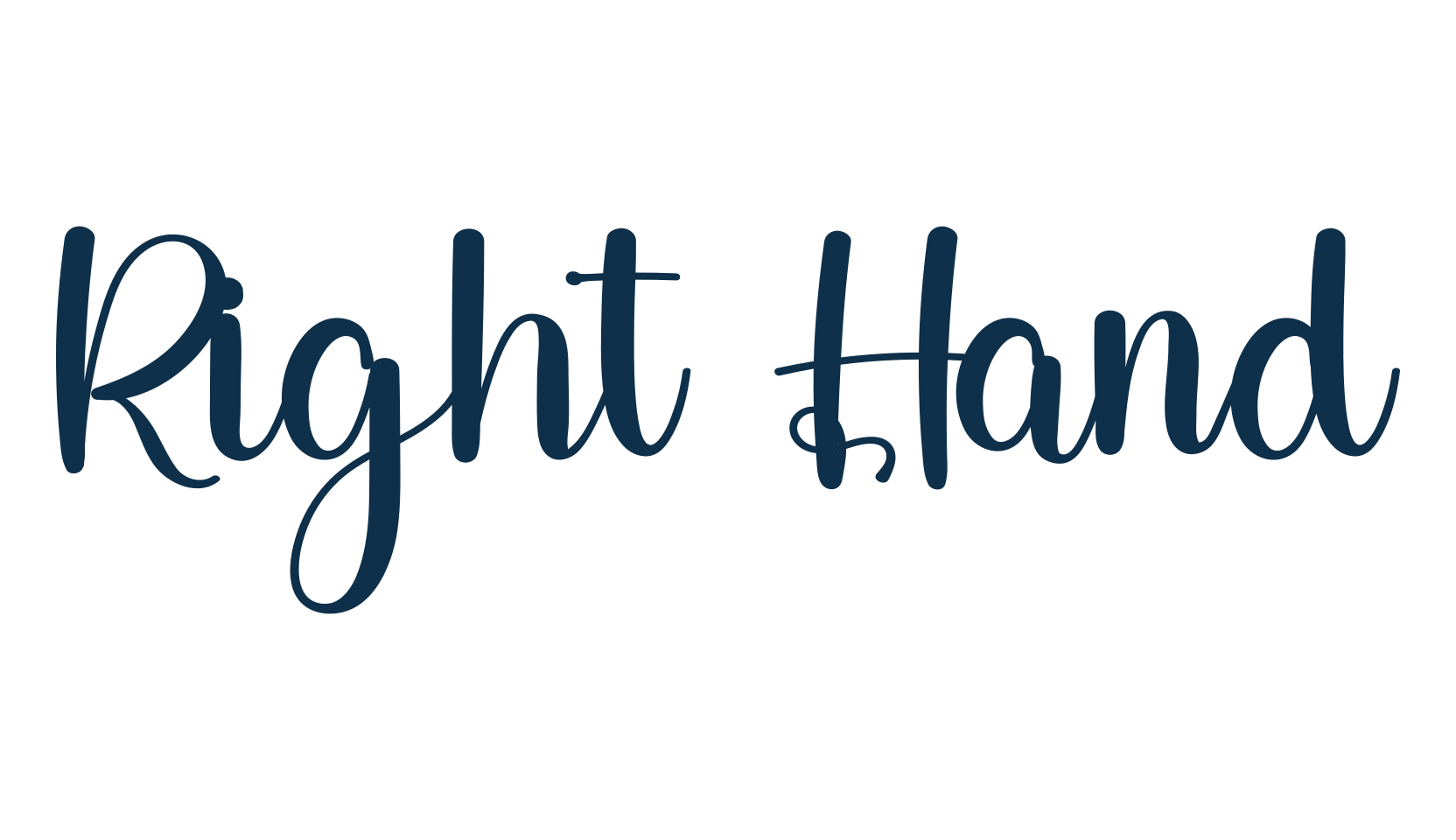 Right Hand (right-hand-2), fancy decorative font preview