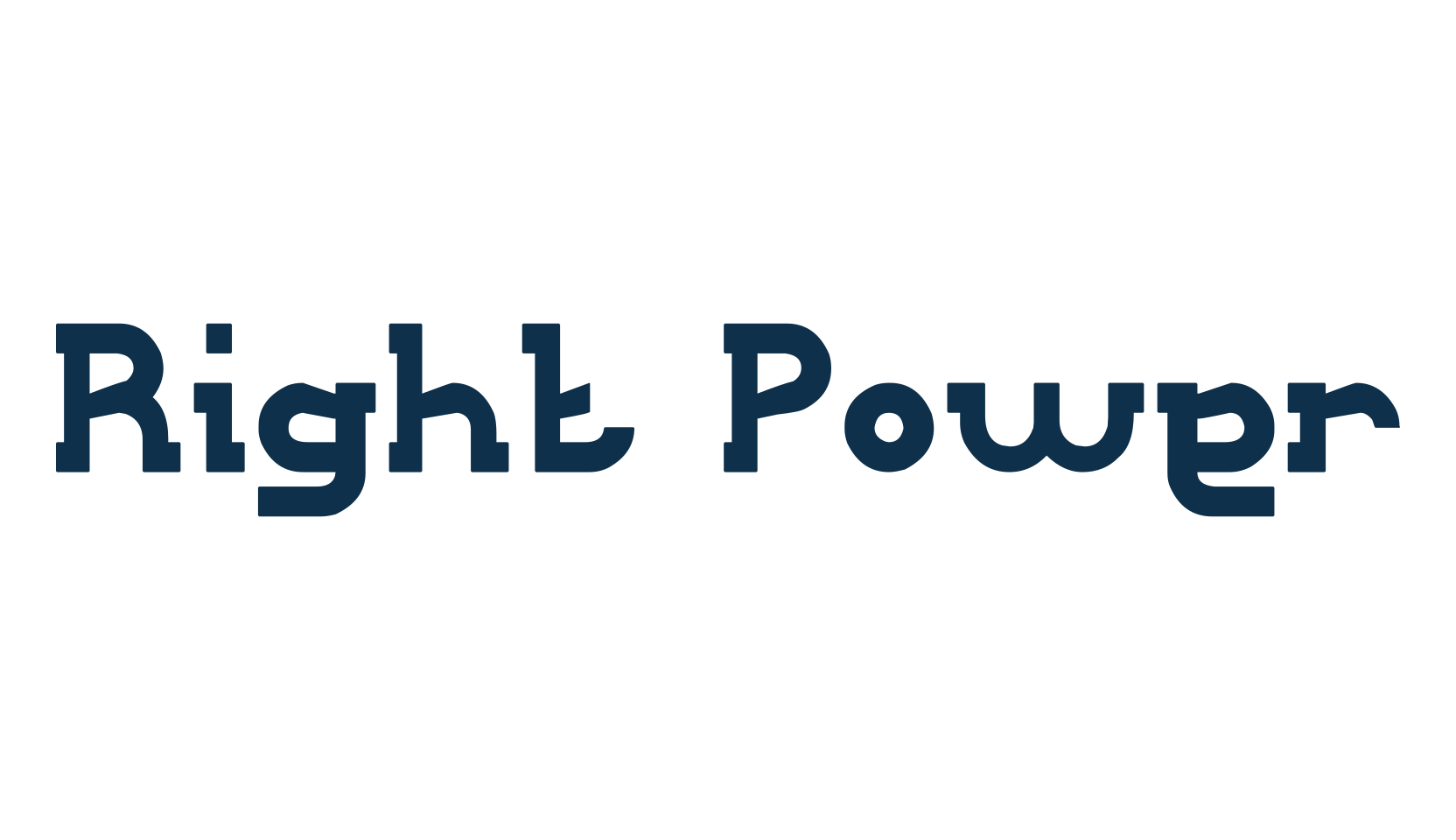 Right Power, fancy various decorative font preview