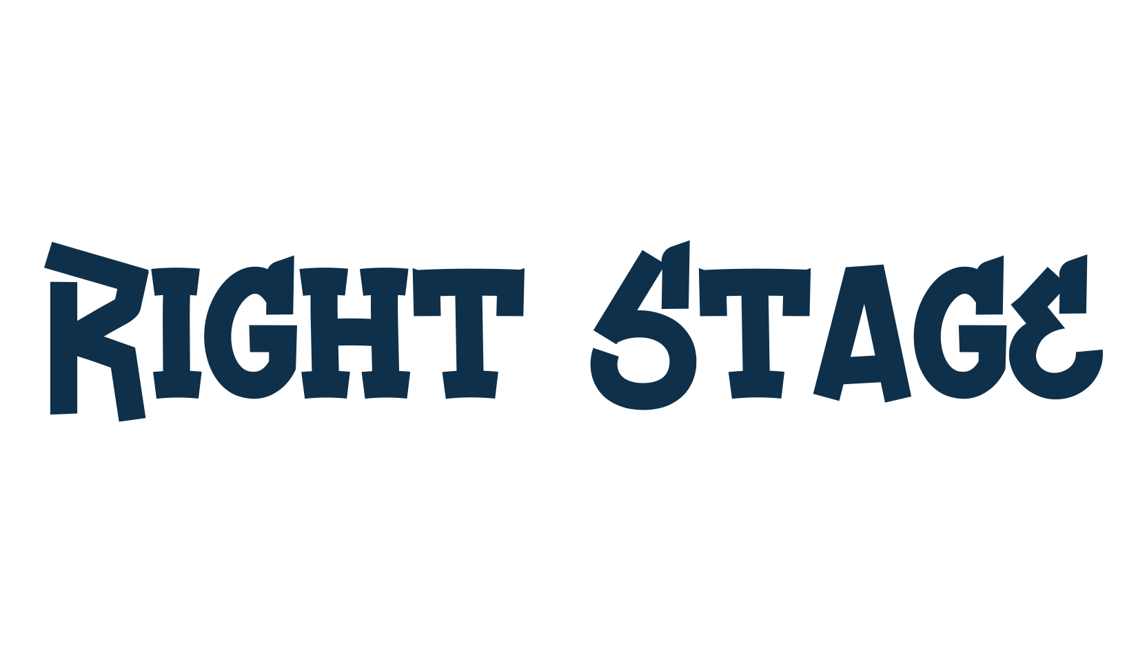 Right Stage, graffiti font preview