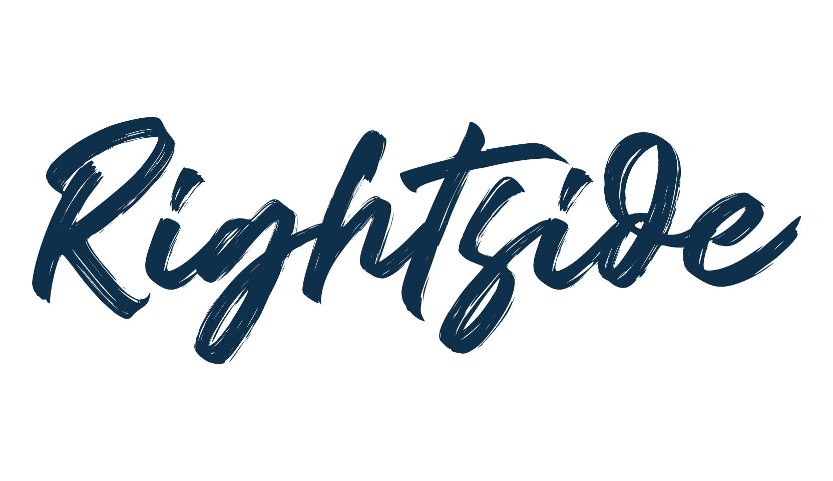 Rightside, brush font preview