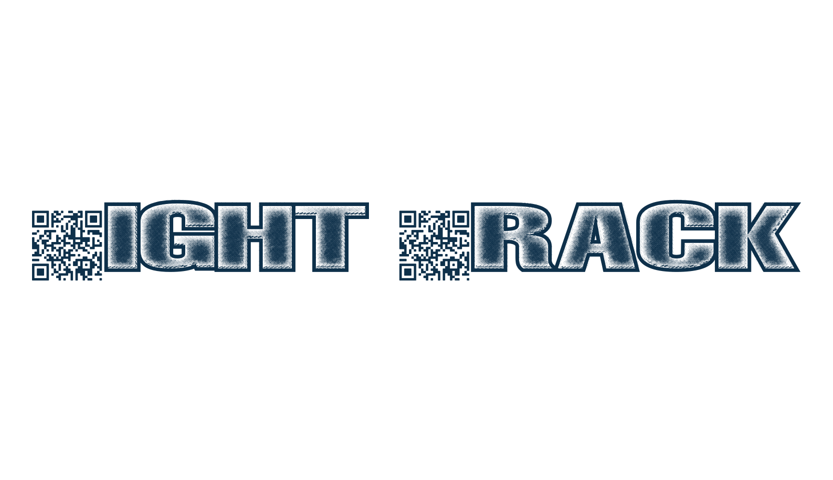 Right Track, eroded font preview