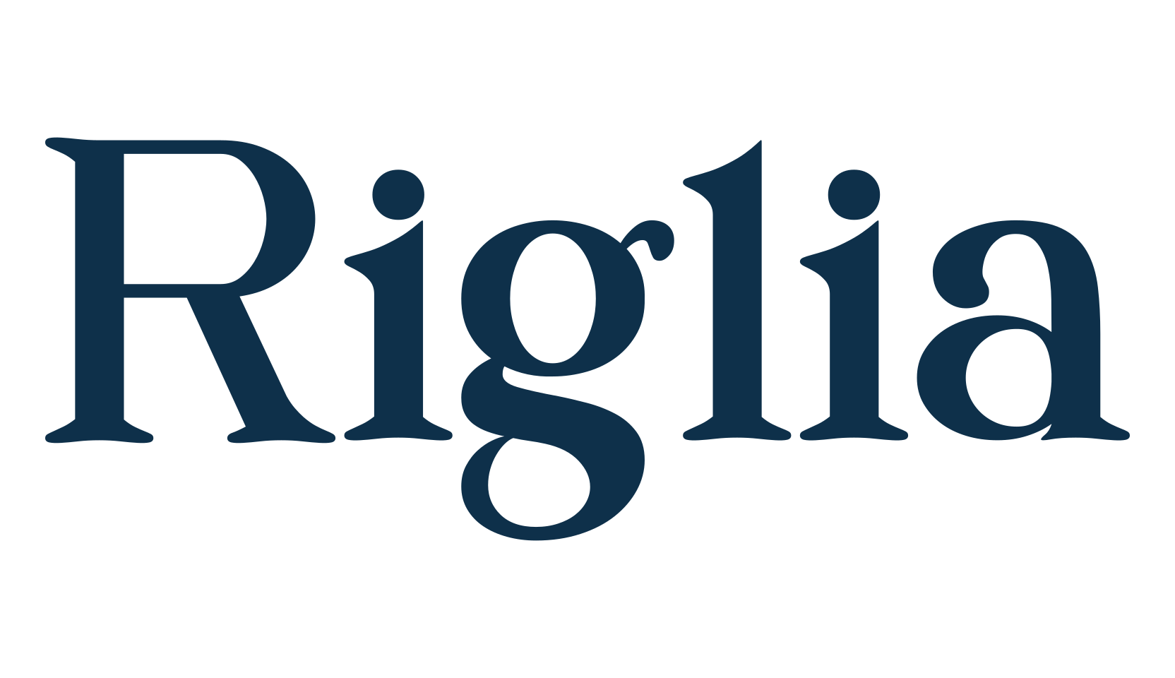 Riglia, basic serif font preview