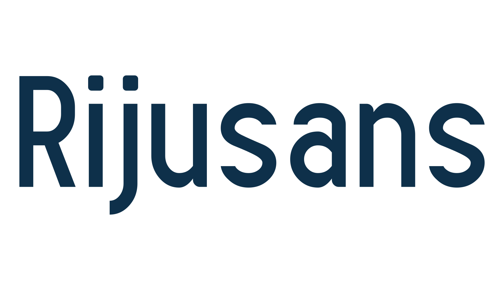 Rijusans, sans serif font preview