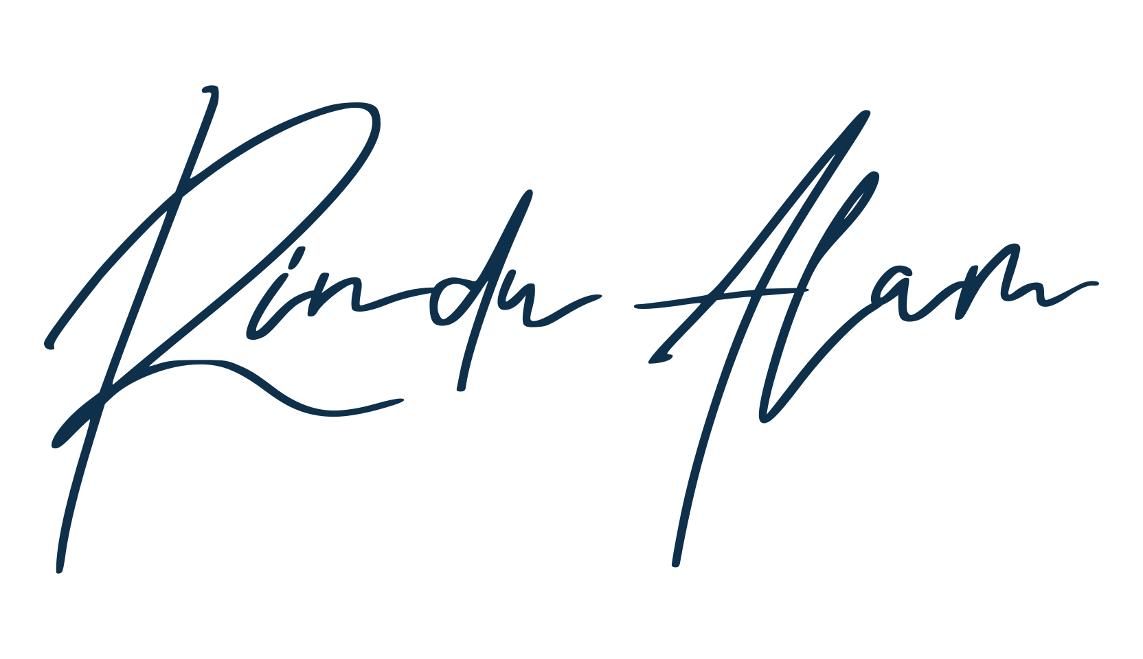 Rindu Alam, script handwritten fancy decorative calligraphy font preview
