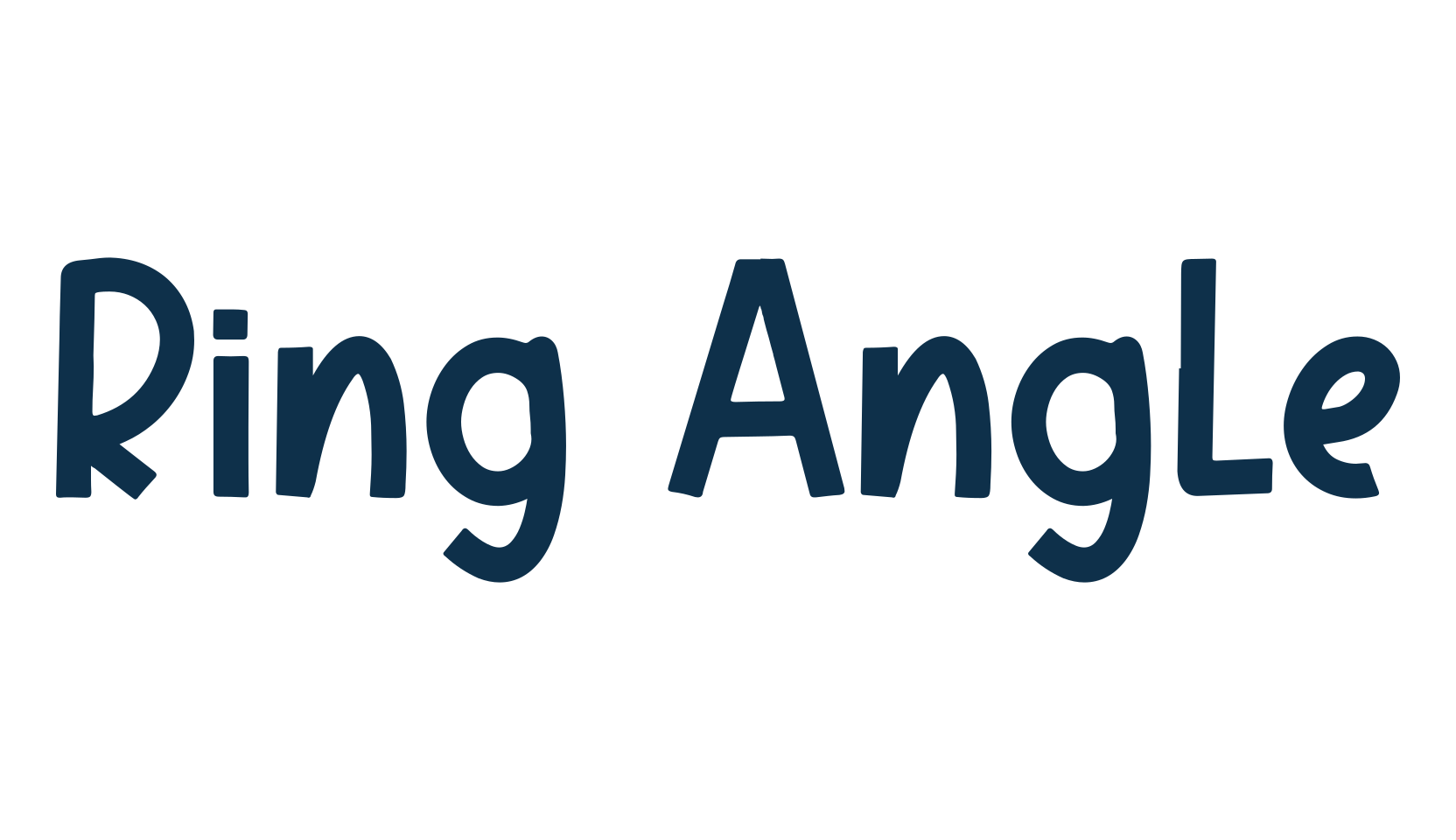 Ring Angle, fancy decorative font preview
