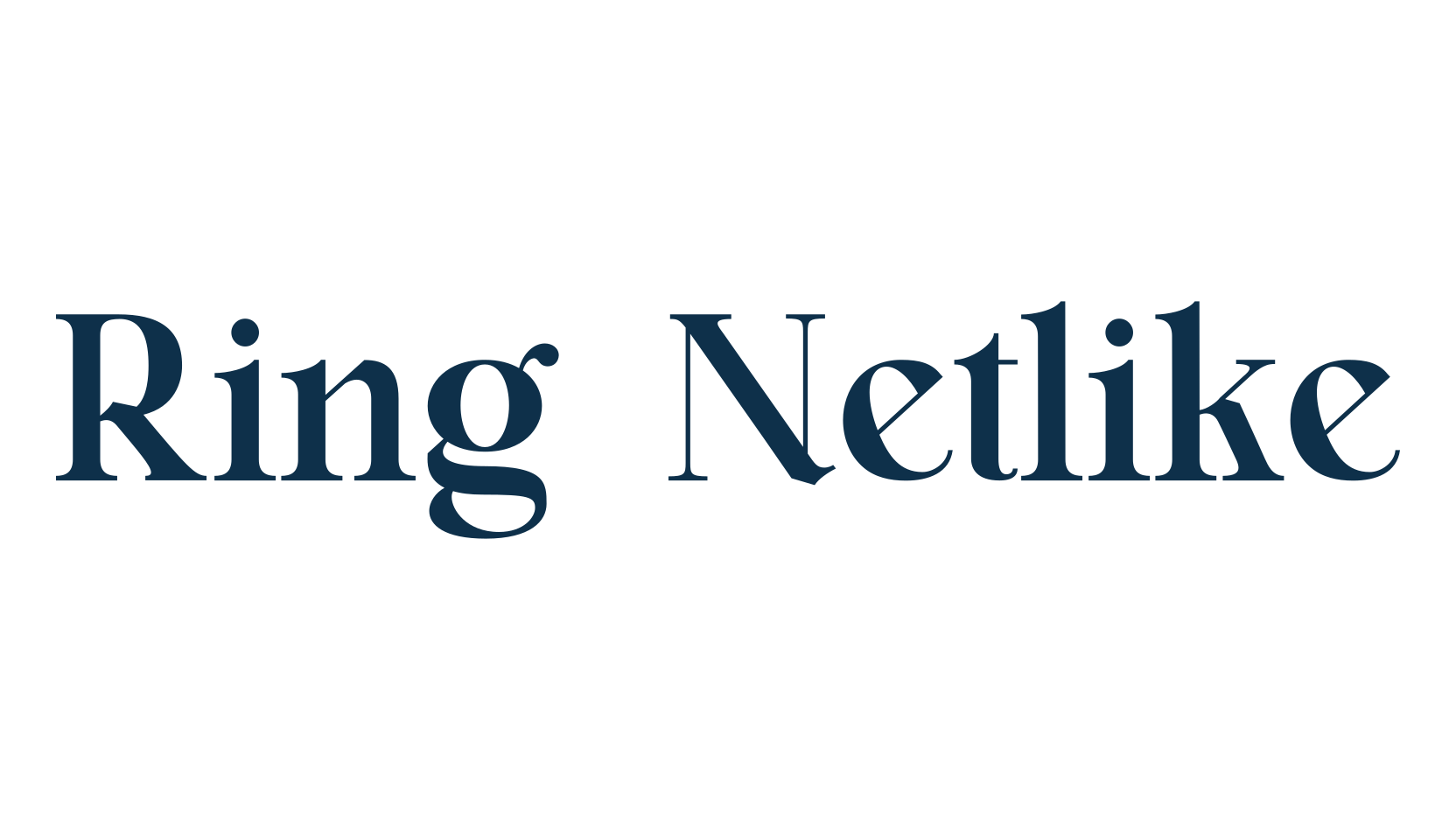Ring Netlike, basic serif font preview