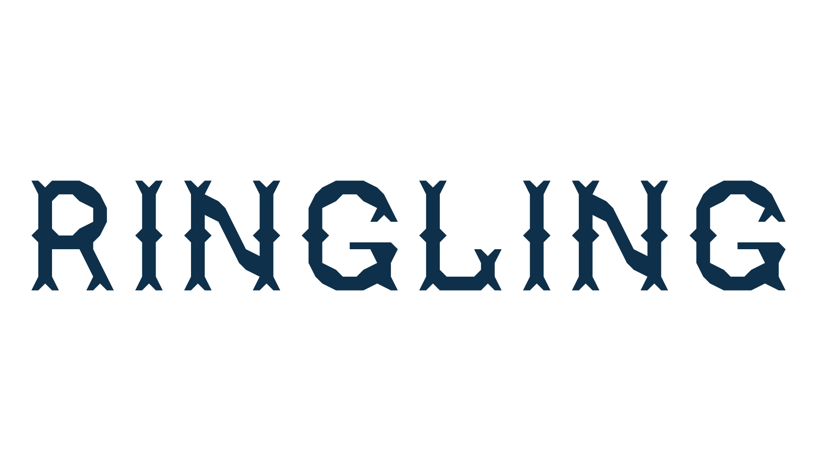Ringling, fancy western decorative font preview