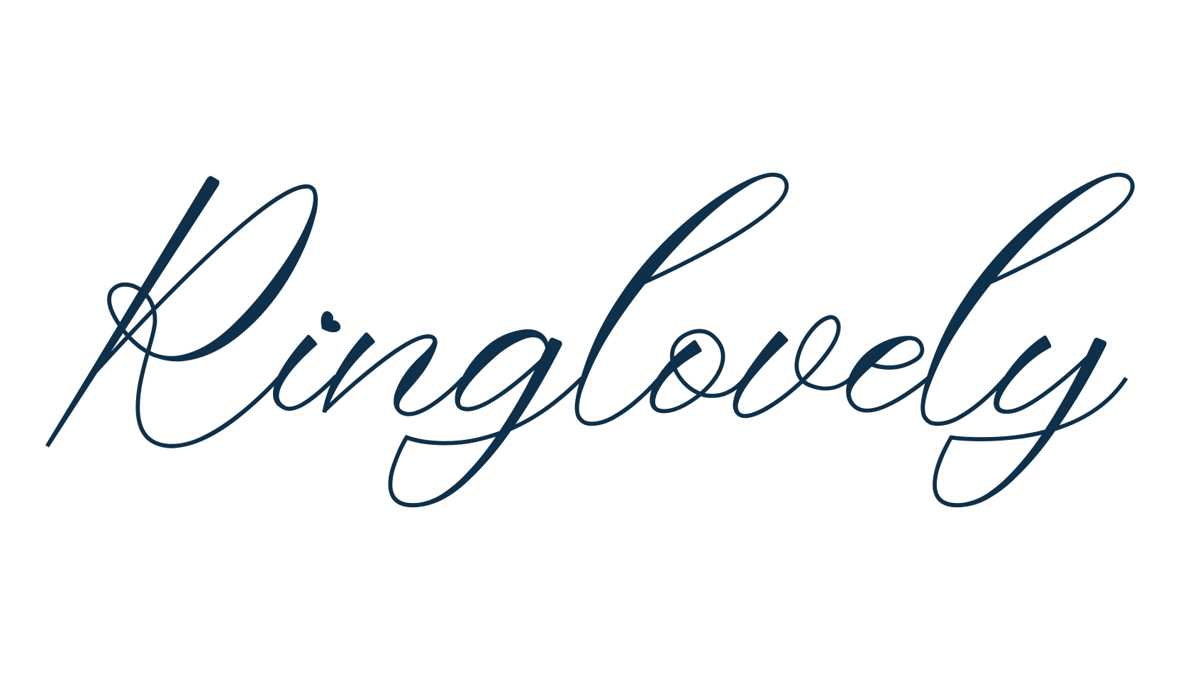 Ringlovely, calligraphy font preview
