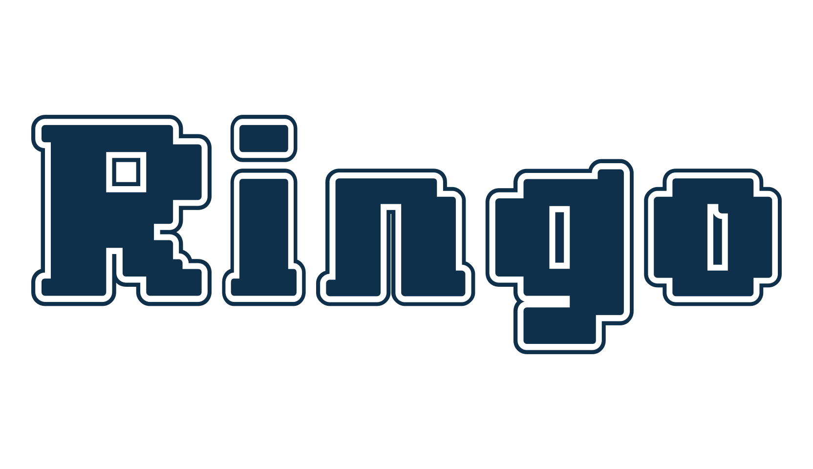Ringo, fancy various techno sci-fi font preview