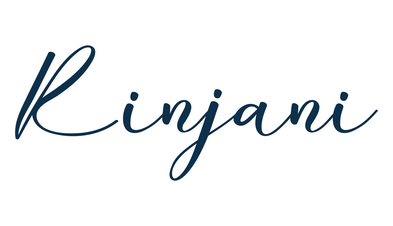 Rinjani, script handwritten fancy decorative calligraphy font preview
