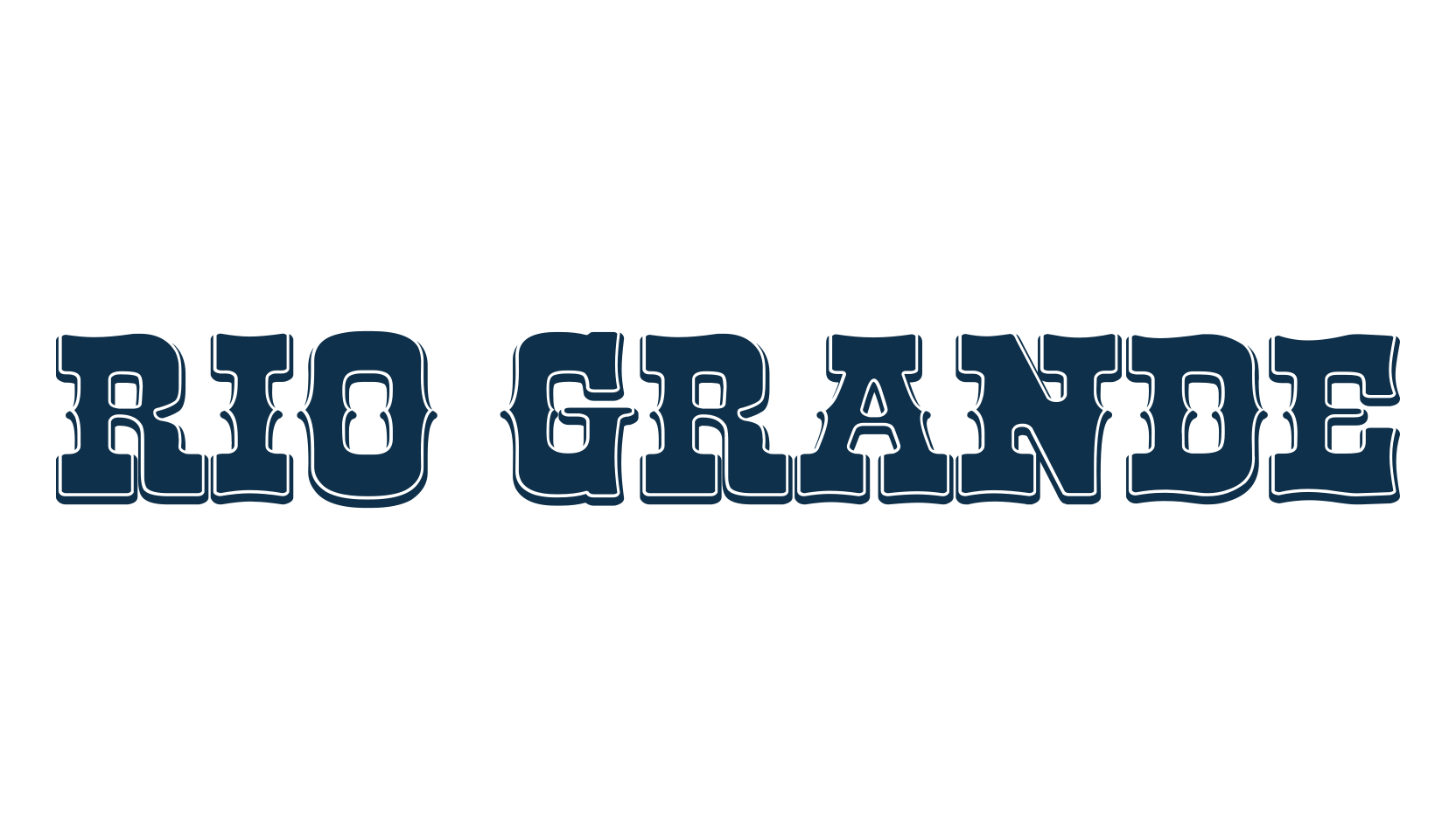 Rio Grande, western font preview
