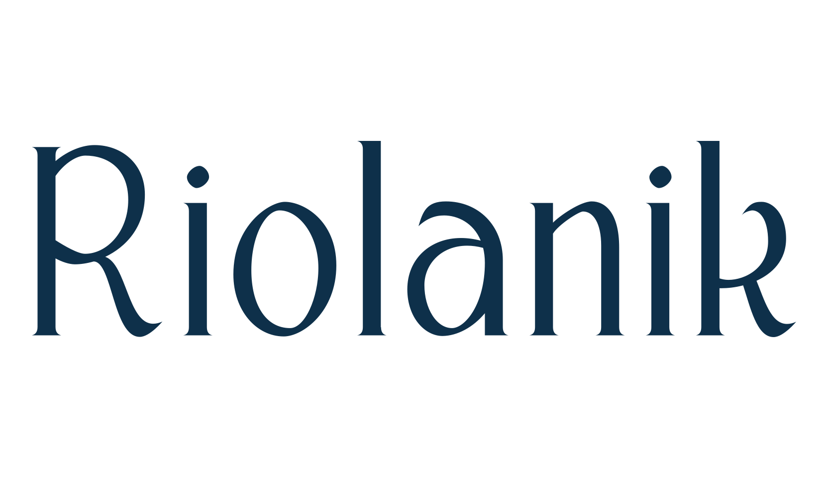 Riolanik, retro font preview