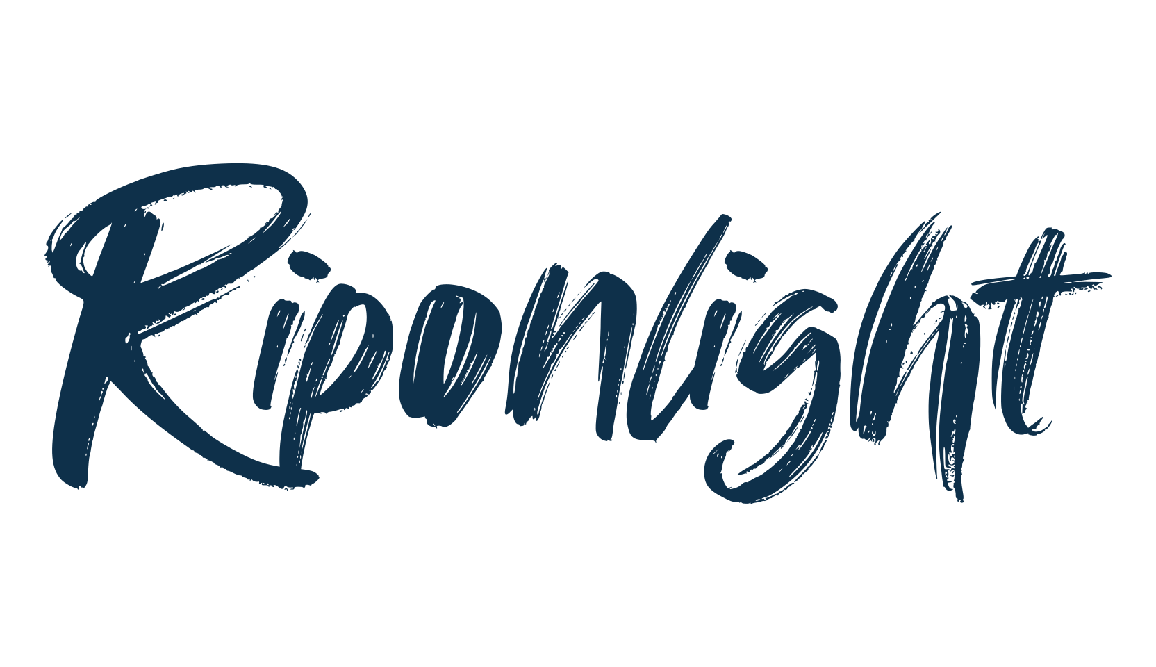 Riponlight, brush font preview