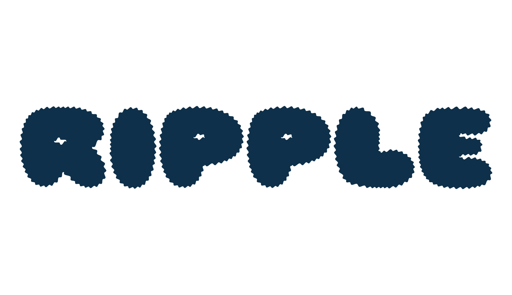 Ripple, fancy cartoon decorative font preview