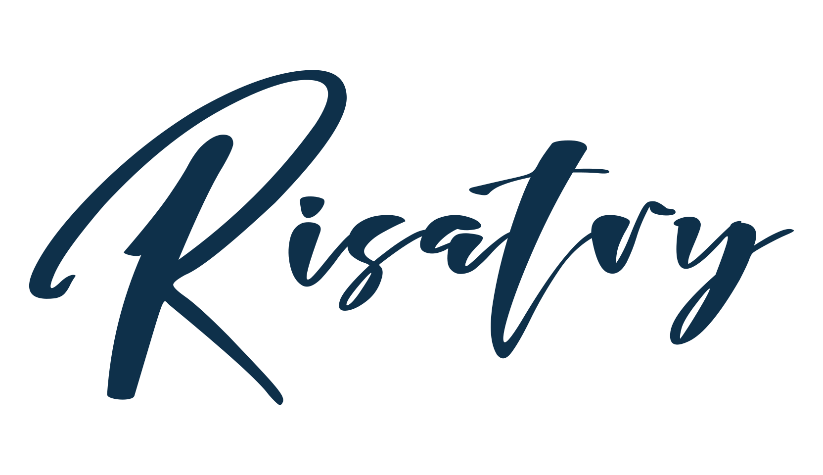 Risatry, calligraphy font preview