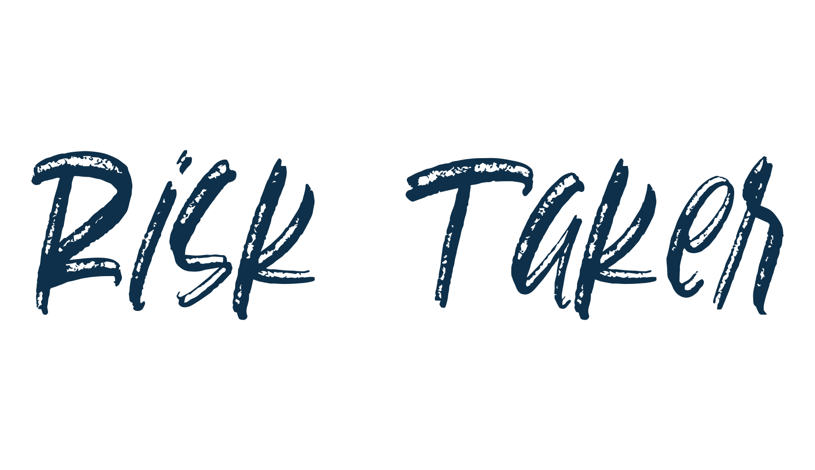 Risk Taker, brush font preview