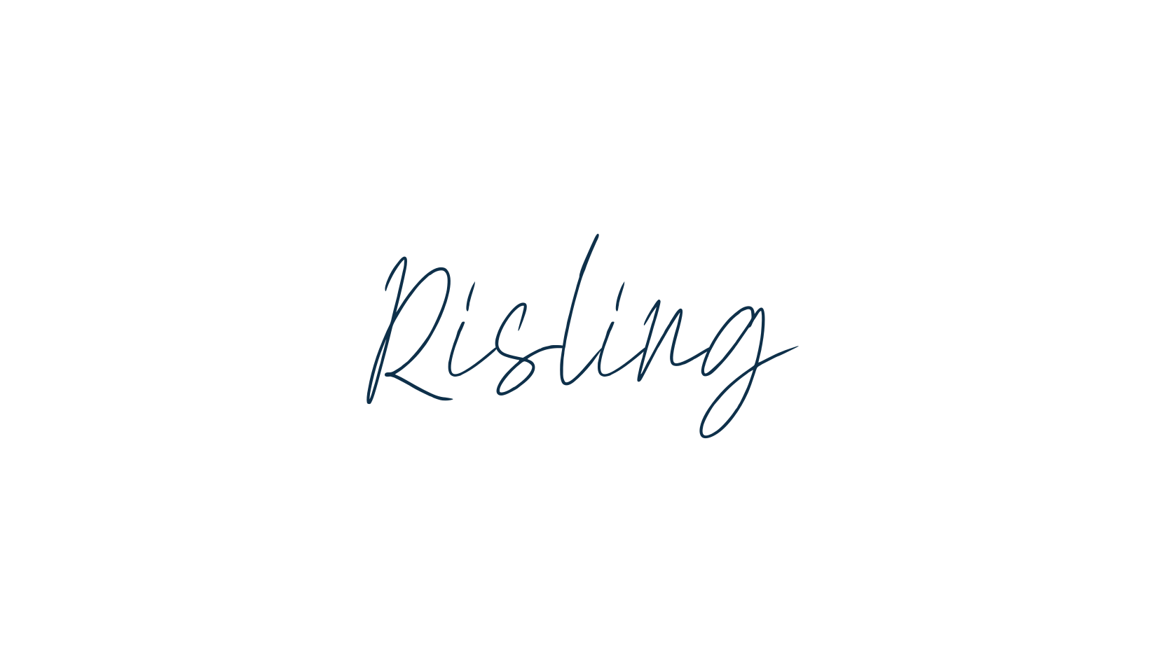 Risling, handwriting font preview
