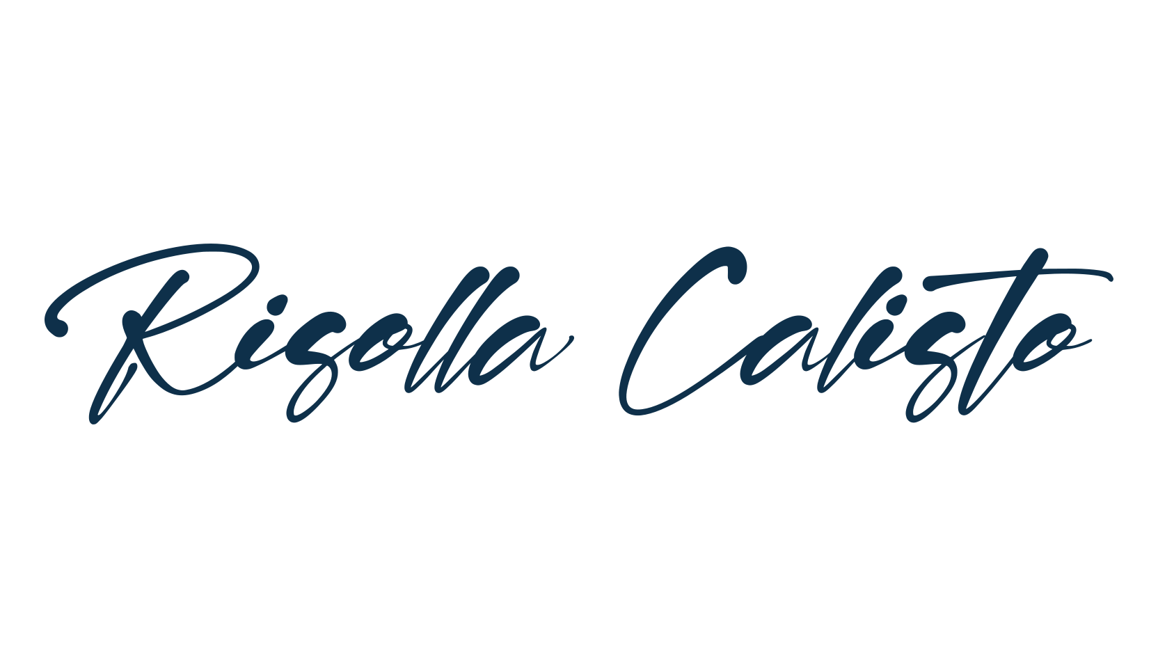 Risolla Calisto, script calligraphy fancy decorative font preview