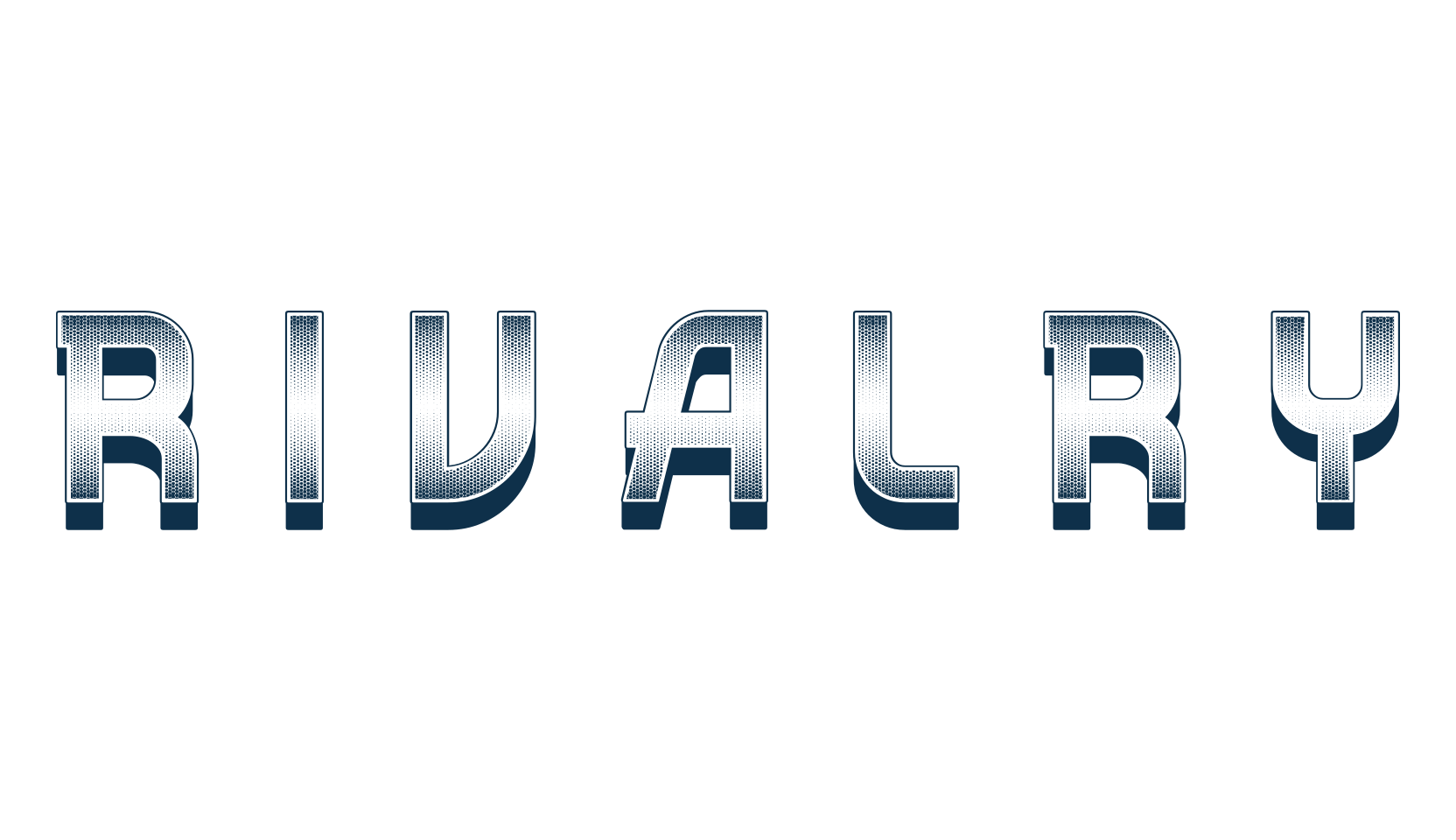 Rivalry, fancy various techno sci-fi font preview