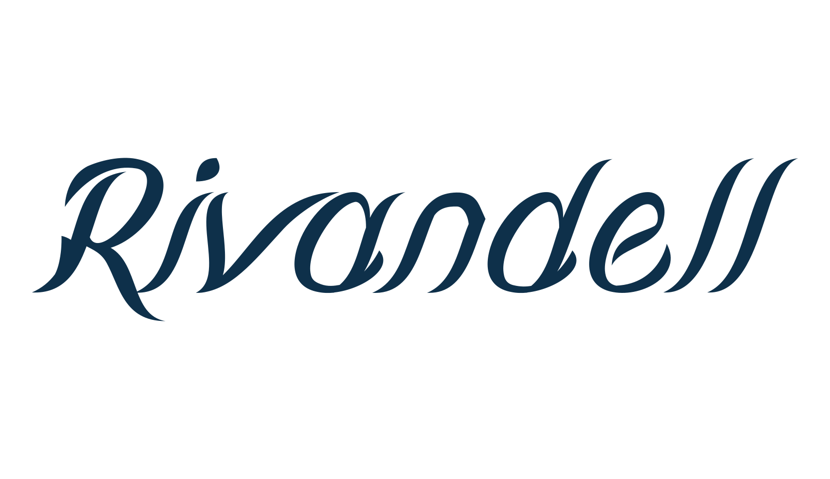 Rivandell, fancy decorative font preview