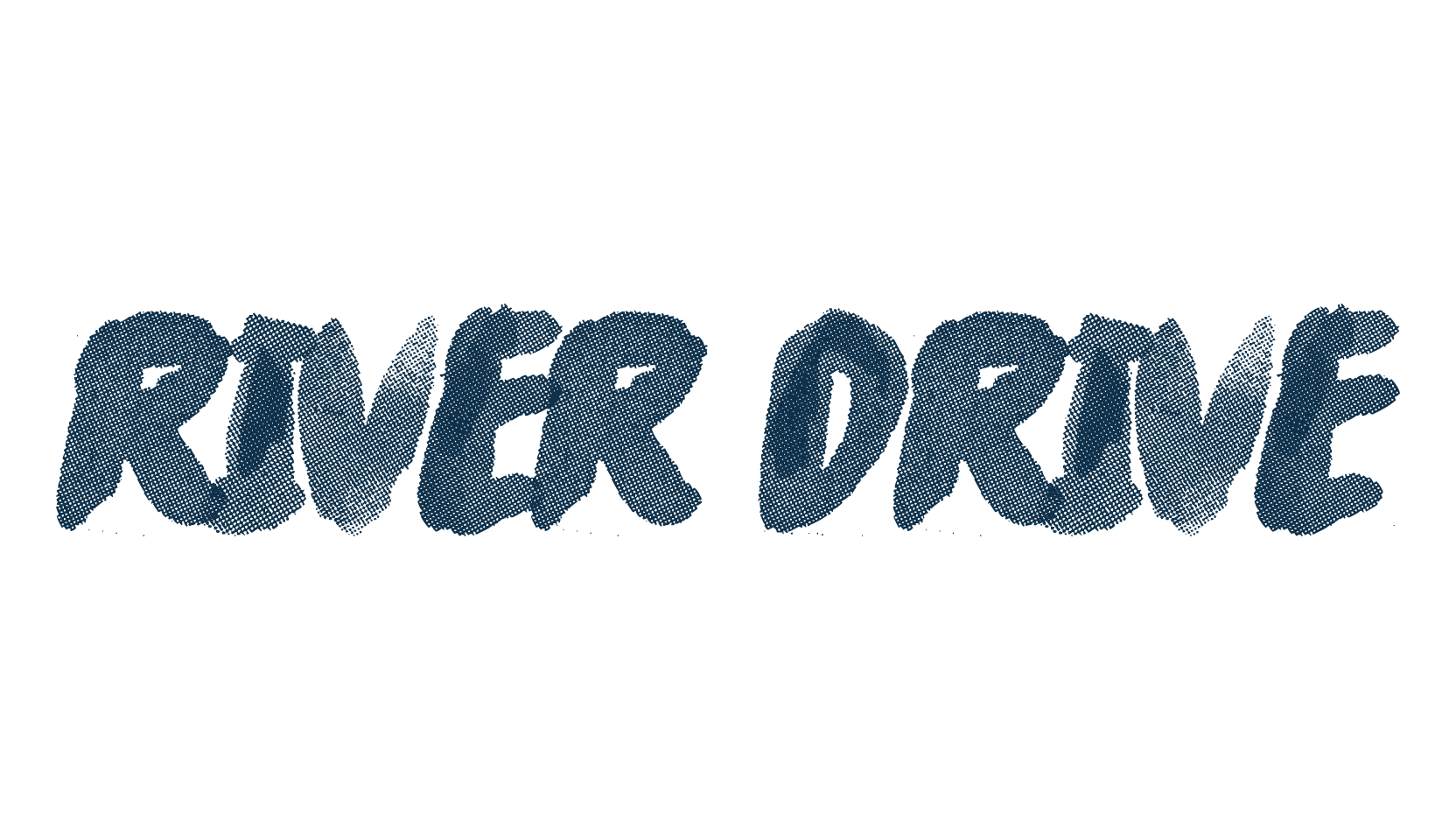 River Drive, script brush fancy decorative calligraphy font preview