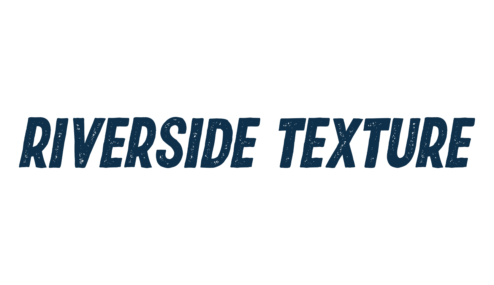 Riverside Texture, eroded font preview