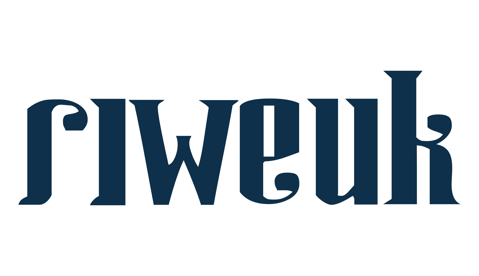 Riweuk, fancy retro decorative font preview