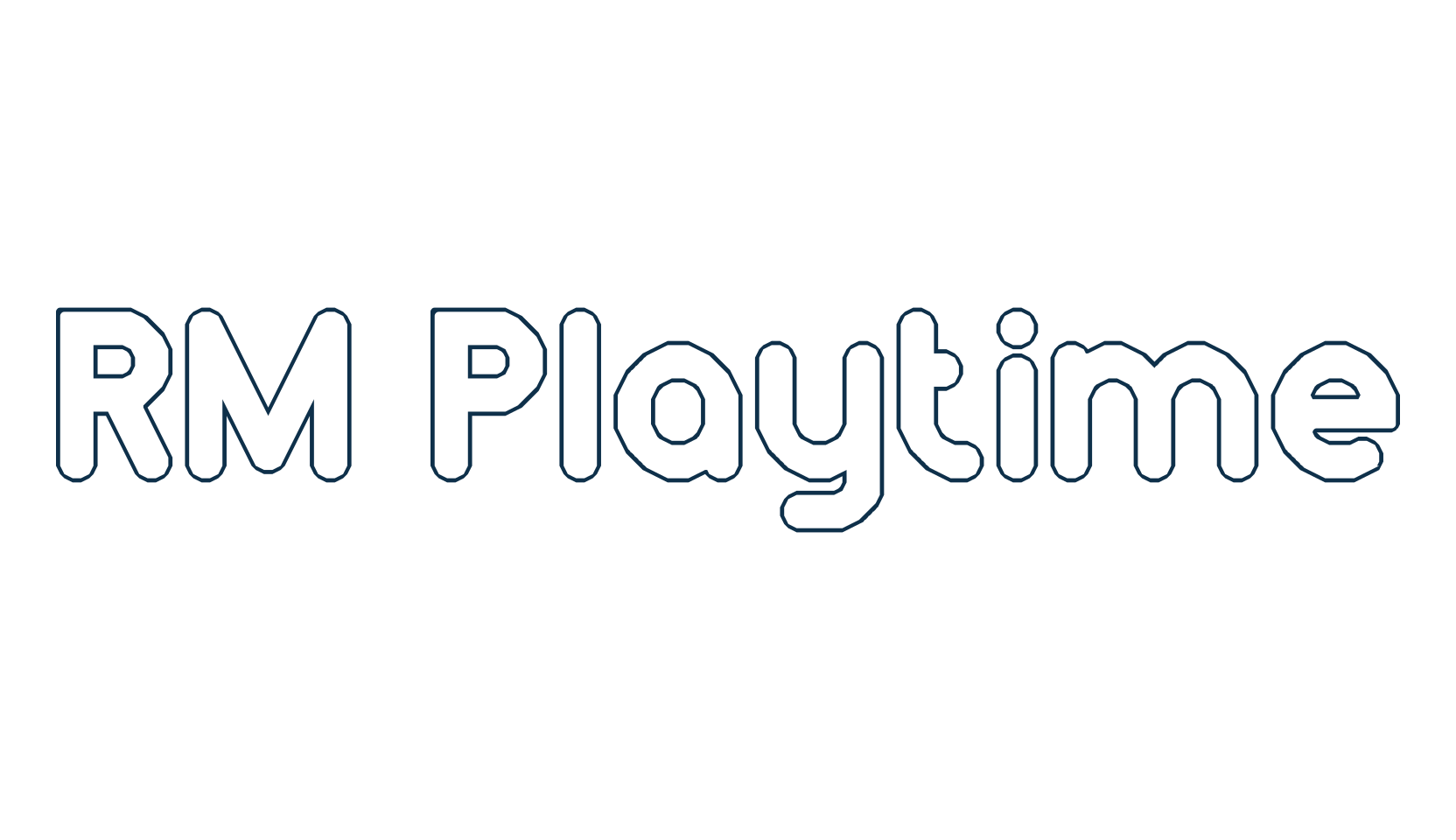 RM Playtime, fancy groovy decorative font preview