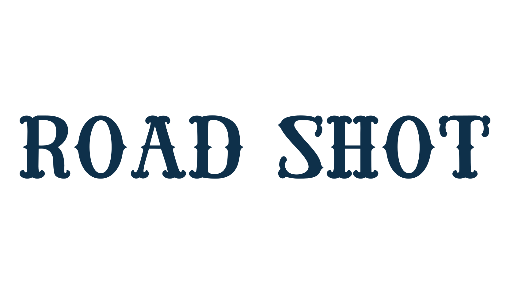 Road Shot, western font preview