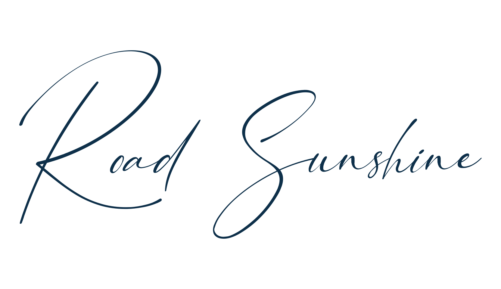 Road Sunshine, script handwritten fancy decorative calligraphy font preview