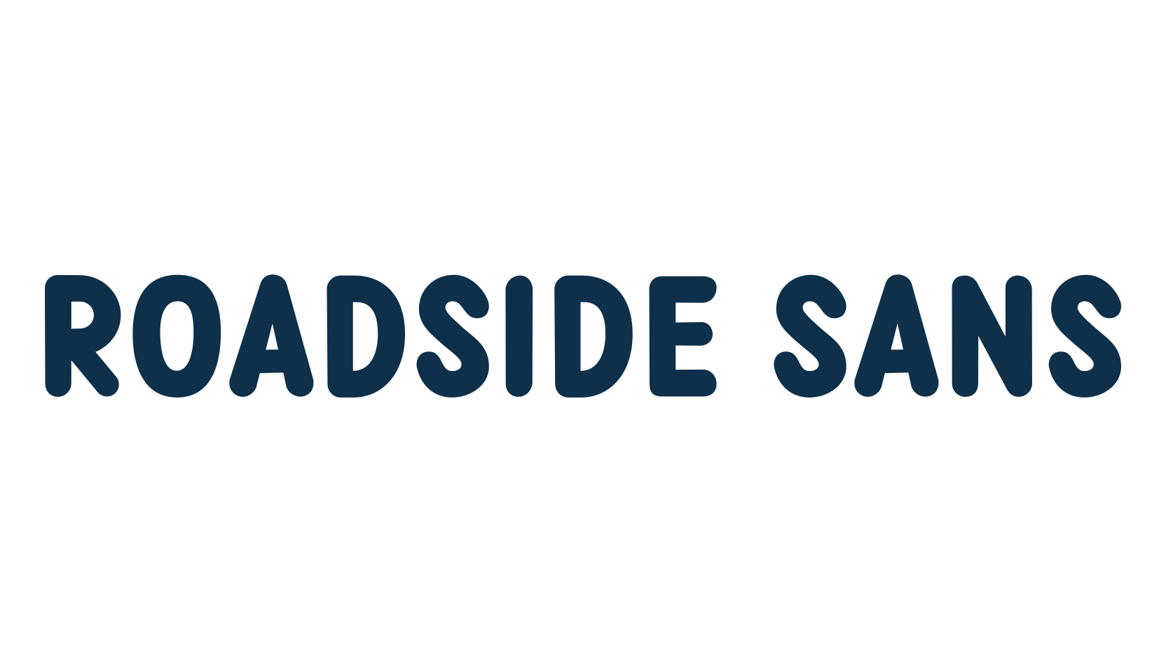 Roadside Sans, sans serif font preview