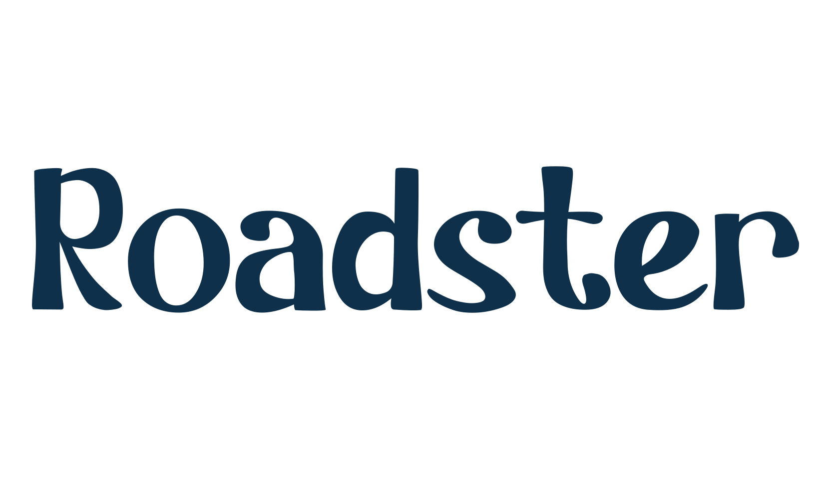 Roadster, retro font preview