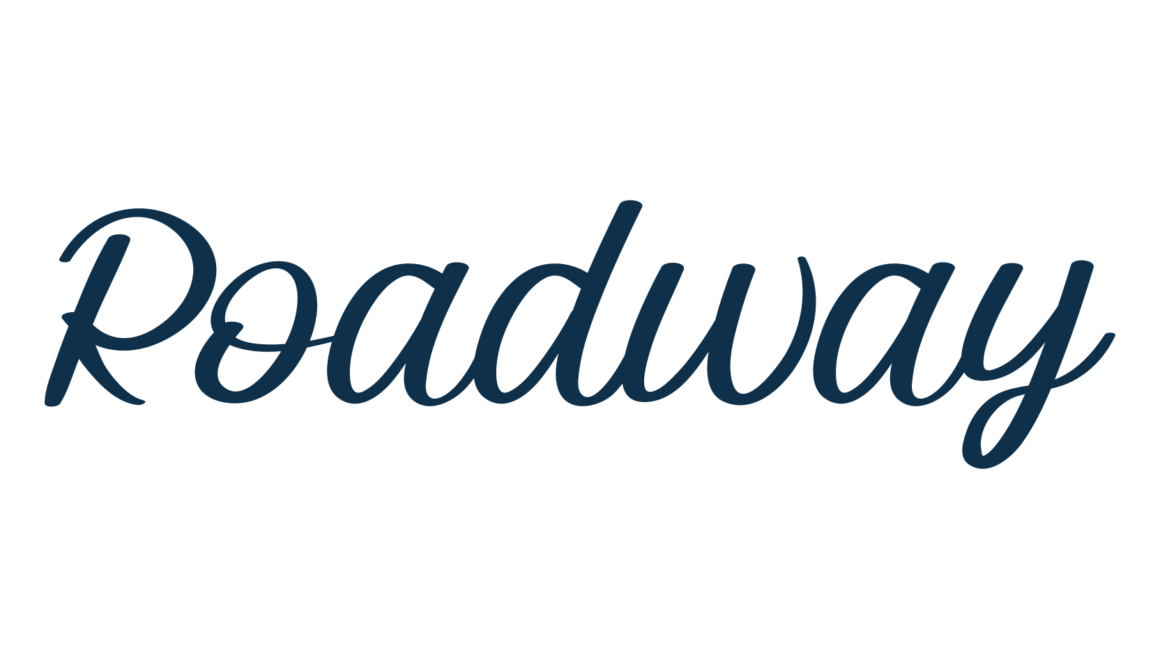 Roadway (roadway-2), fancy decorative font preview