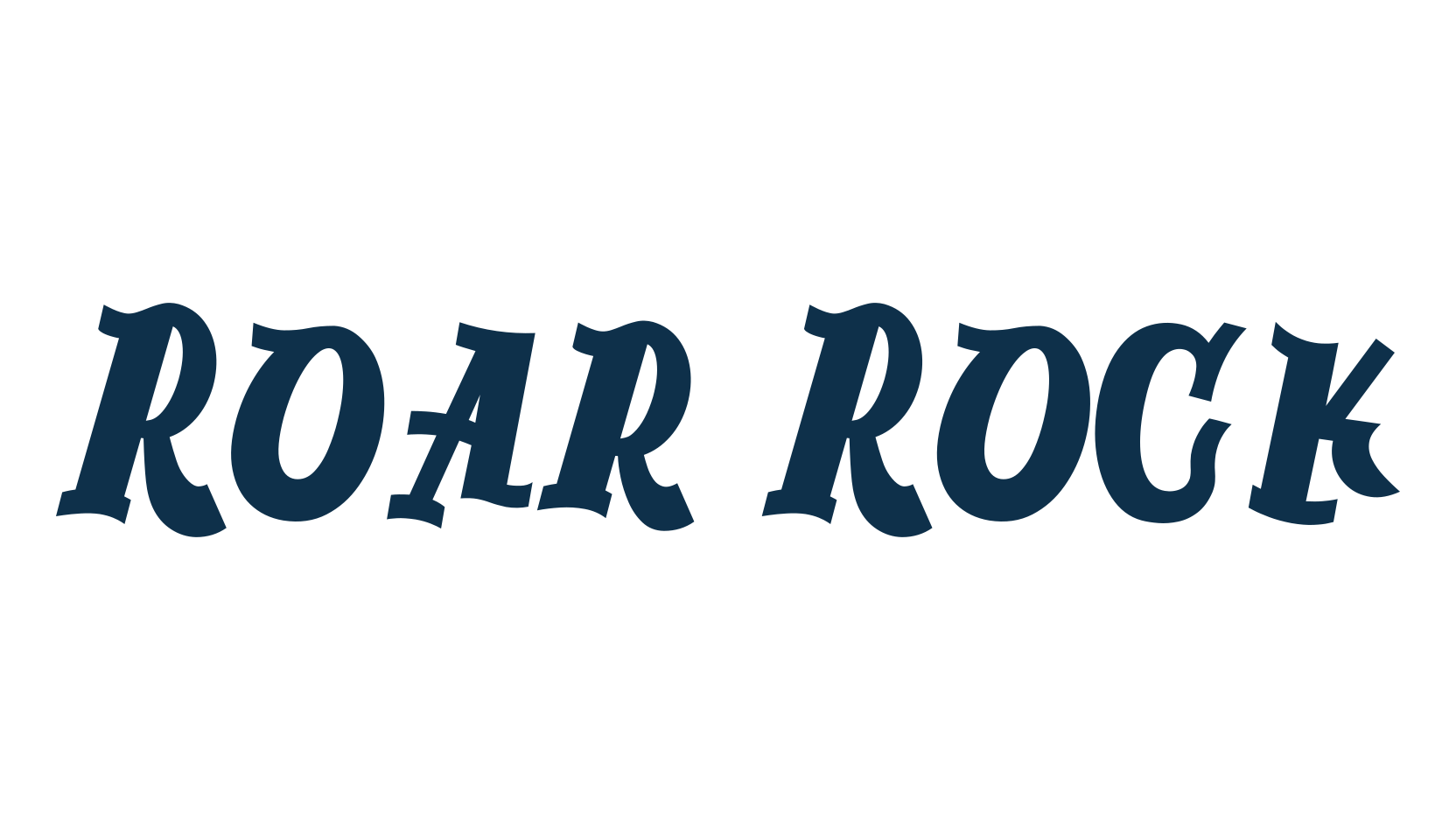 Roar Rock, various font preview