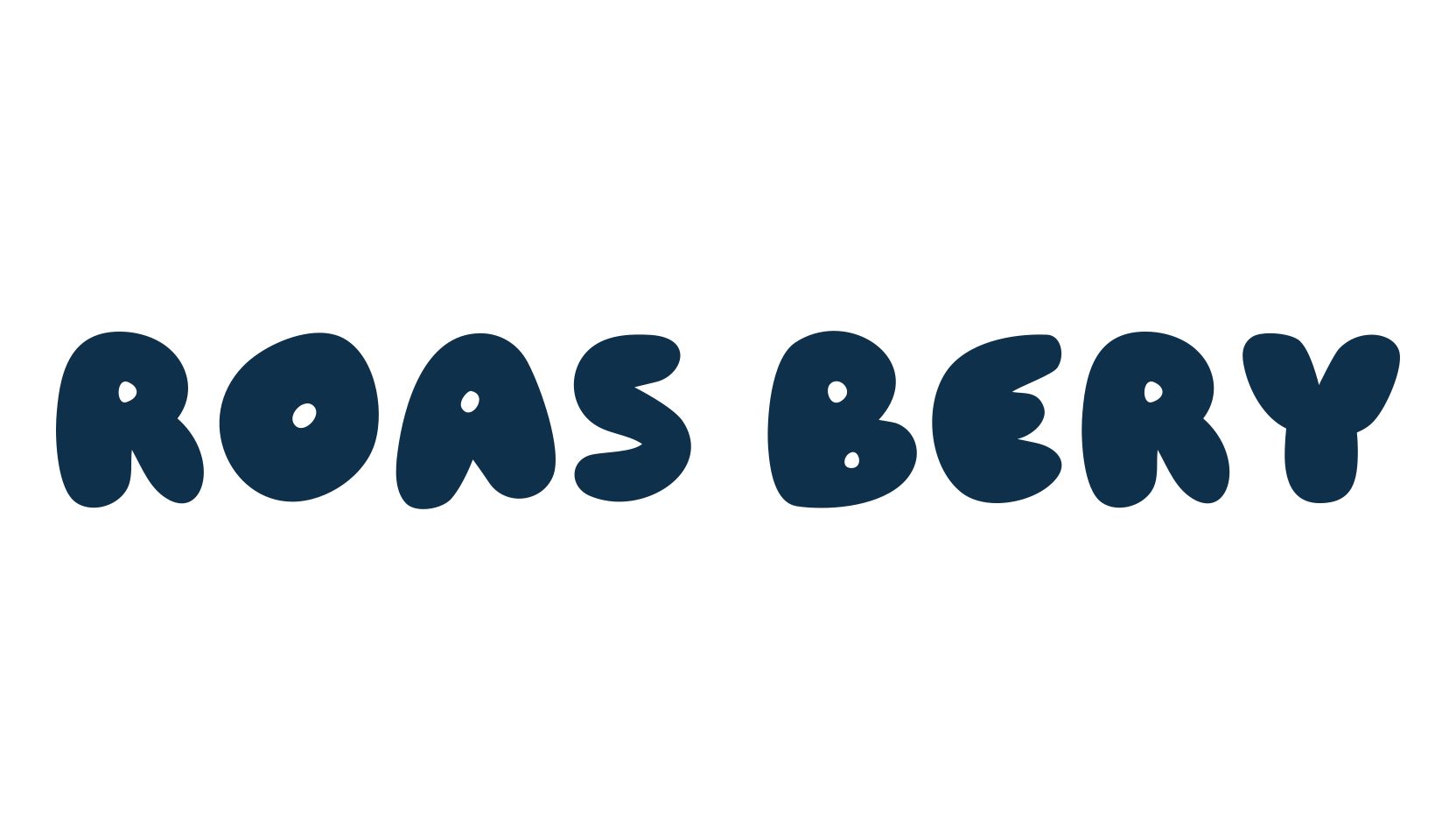 Roas Bery, cartoon font preview