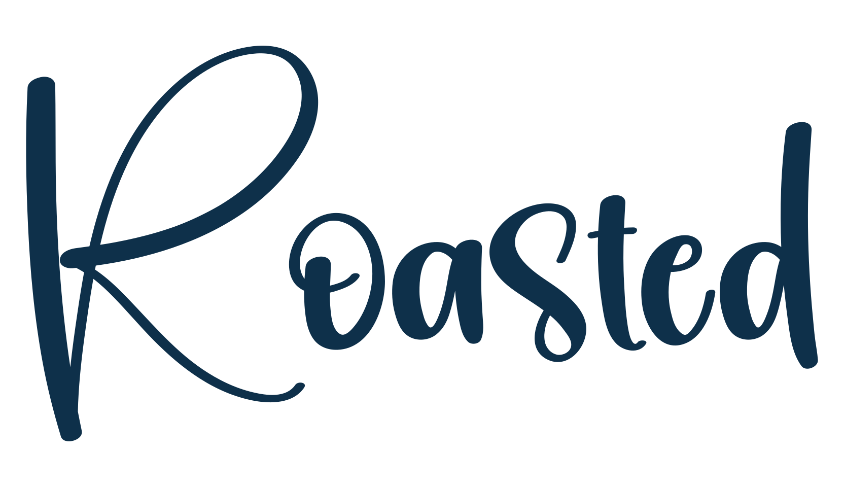 Roasted (roasted-3), fancy decorative font preview