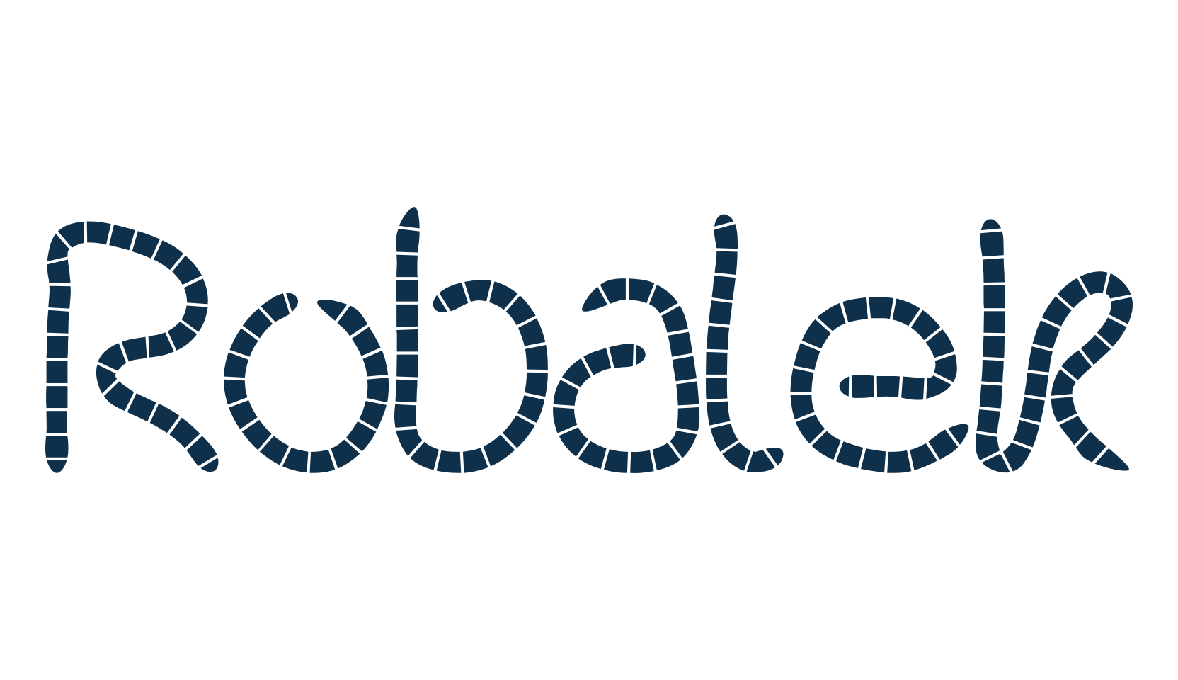 Robalek, fancy decorative font preview