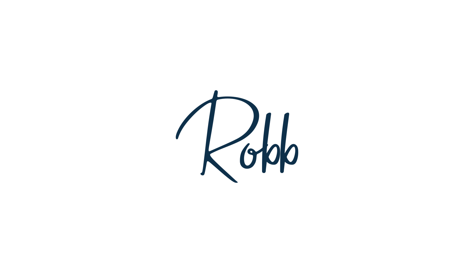 Robb, handwriting font preview