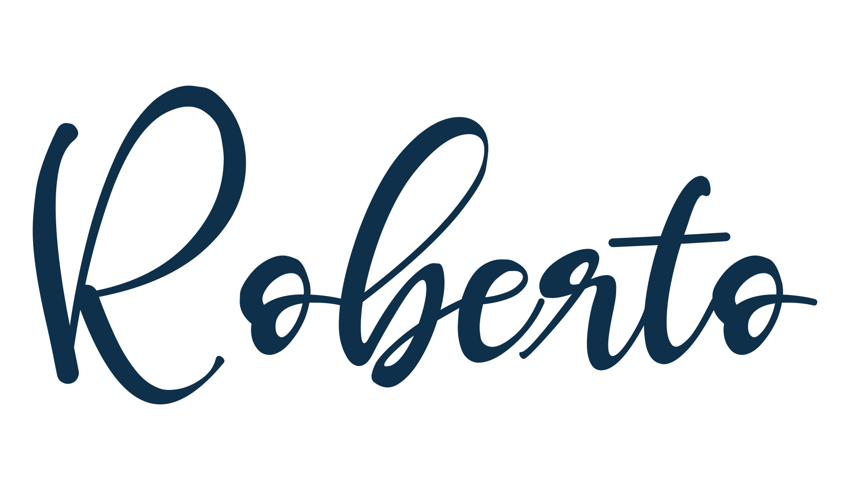 Roberto (roberto), script brush fancy decorative calligraphy font preview